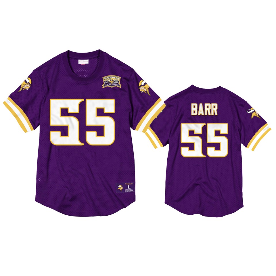 vikings anthony barr purple throwback 40th anniversary jersey 0a