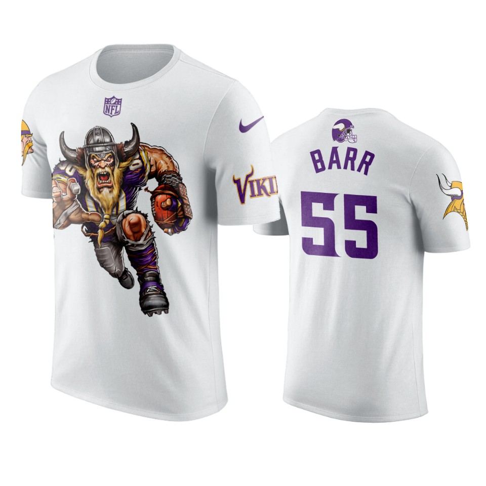 vikings anthony barr white vicious viking t shirt