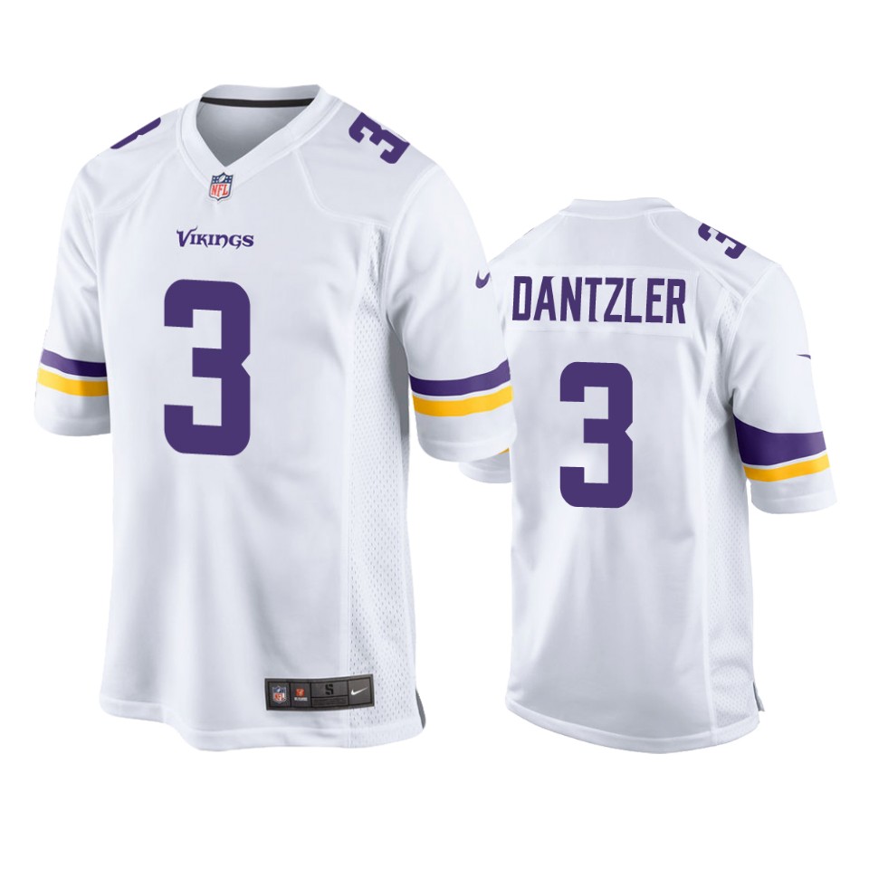 vikings cameron dantzler game white jersey