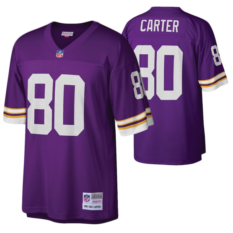 vikings-cris-carter-jersey-legacy-replica-men's-purple