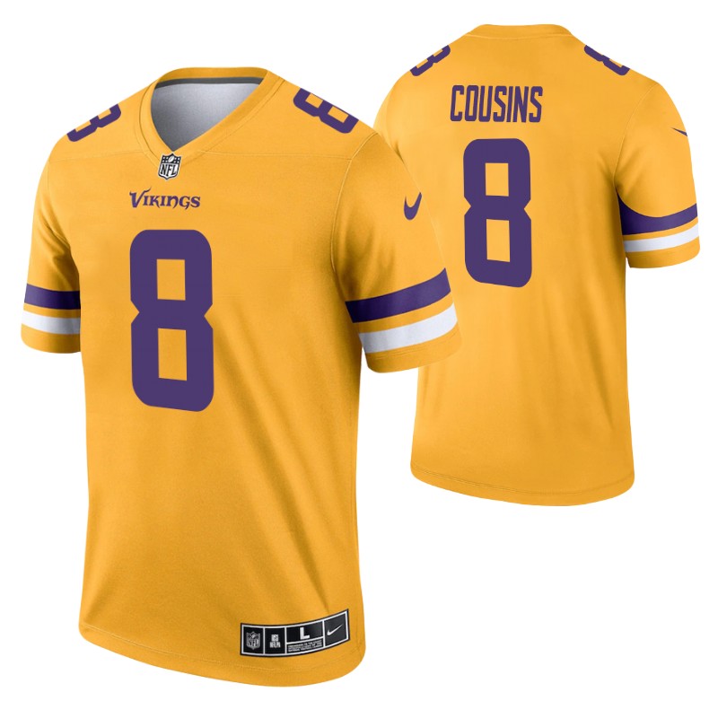 vikings-kirk-cousins-inverted-legend-jersey-gold