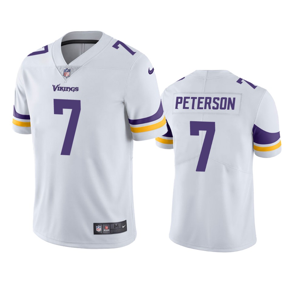 vikings patrick peterson white vapor jersey