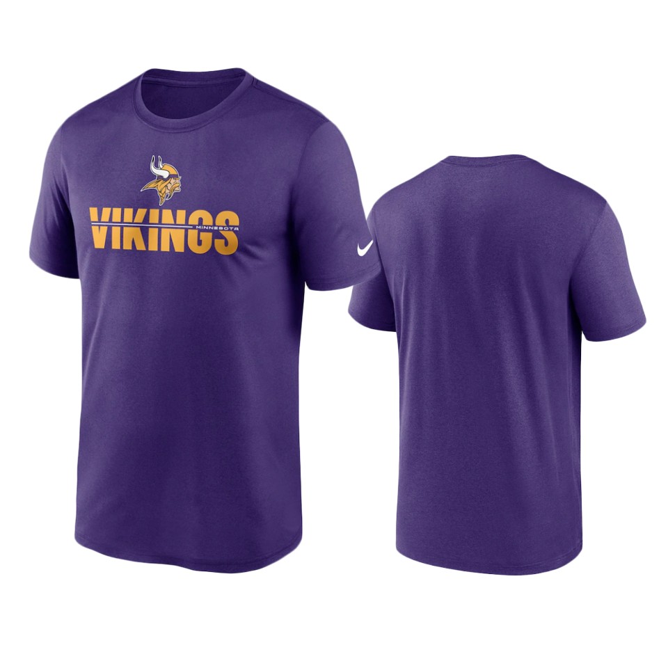 vikings purple legend microtype performance t shirt