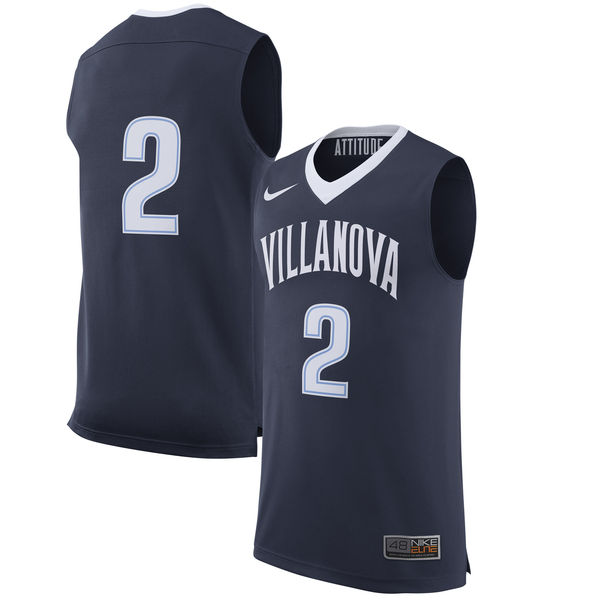 villanova wildcats 2 navy basketball jersey