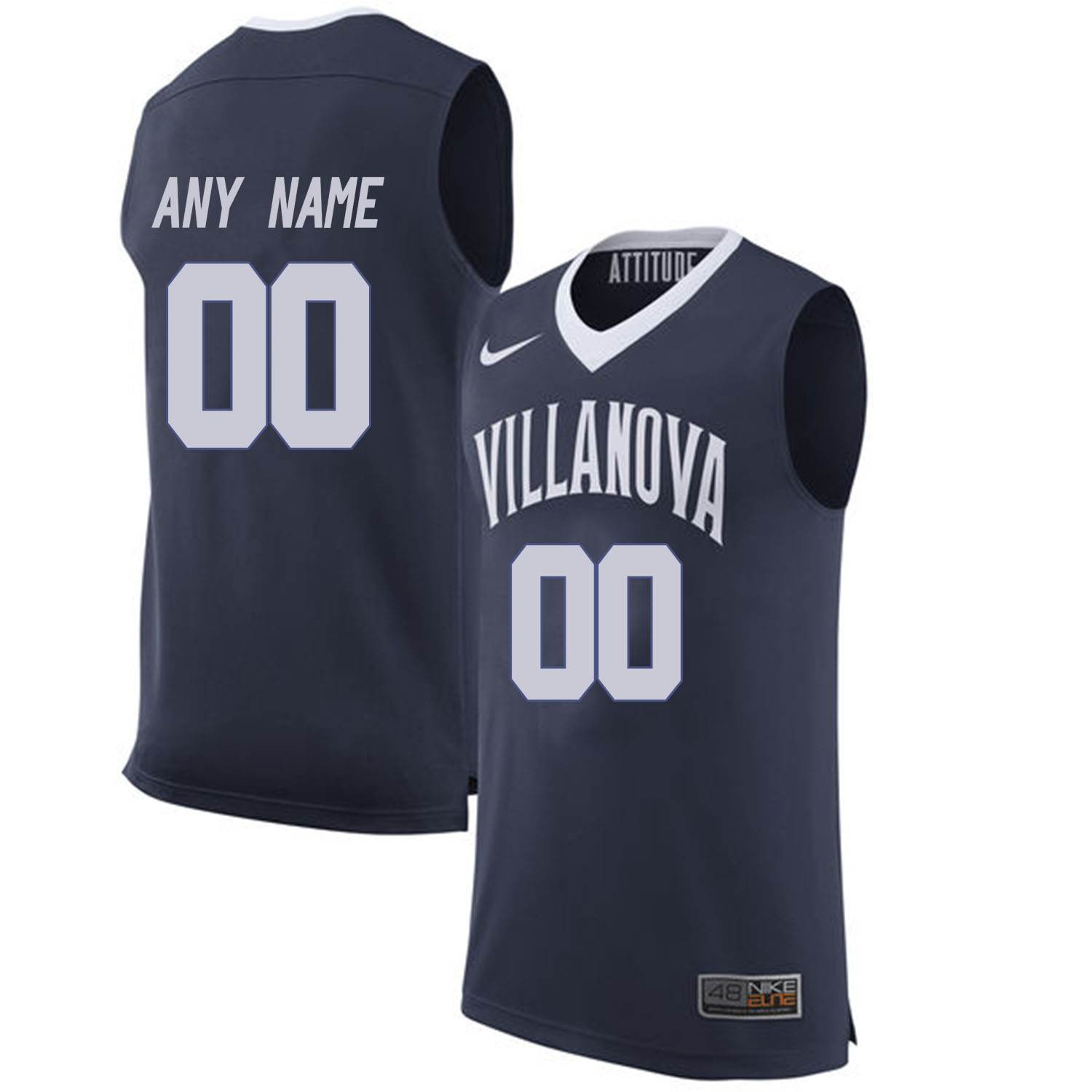 villanova wildcats navy blue college basketball jersey