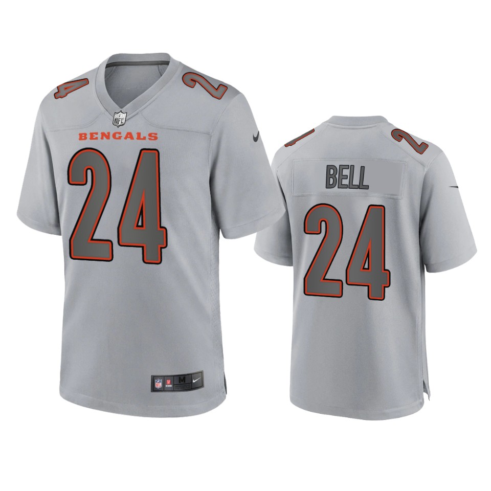 vonn bell bengals gray atmosphere fashion game jersey