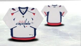 washington capitals youth white jersey (blank or customized)