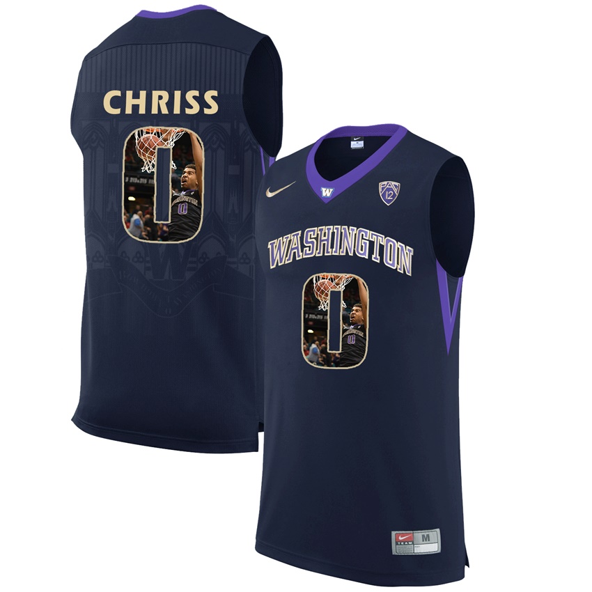 washington huskies black 0 marquese chriss ncaa college basketball player portrait fashion jersey