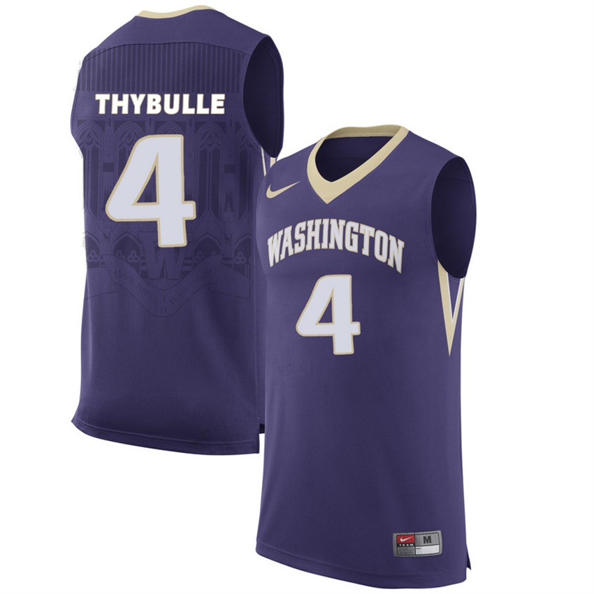 washington huskies purple 4 matisse thybulle college premier basketball jersey