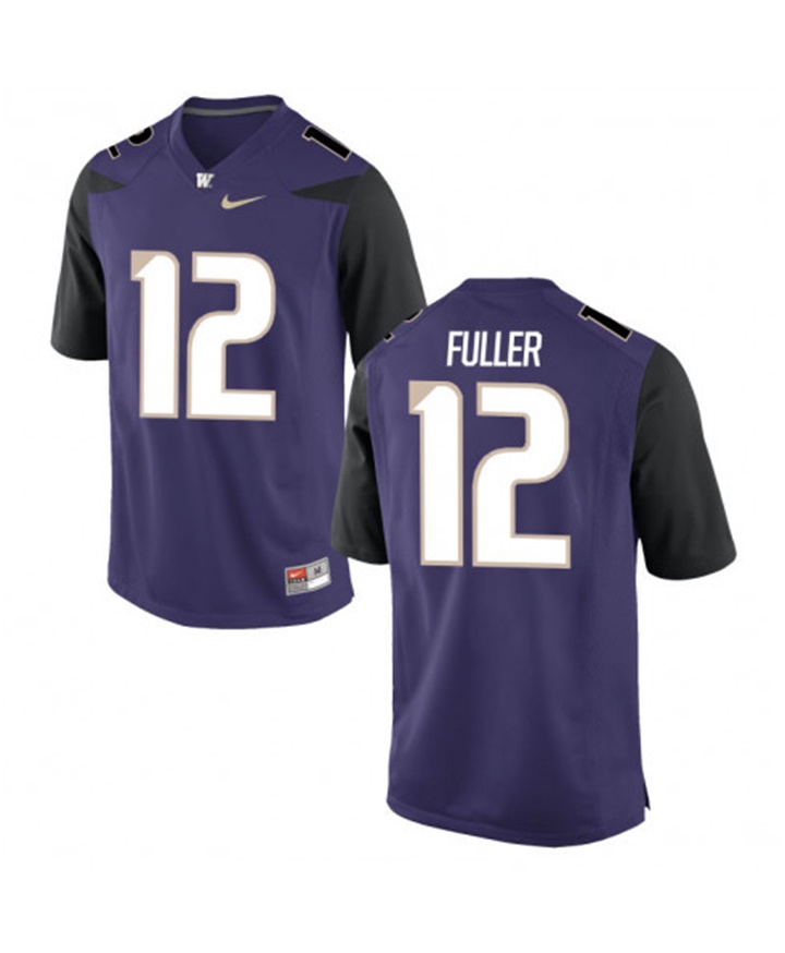 washington huskies purple aaron fuller college football jersey