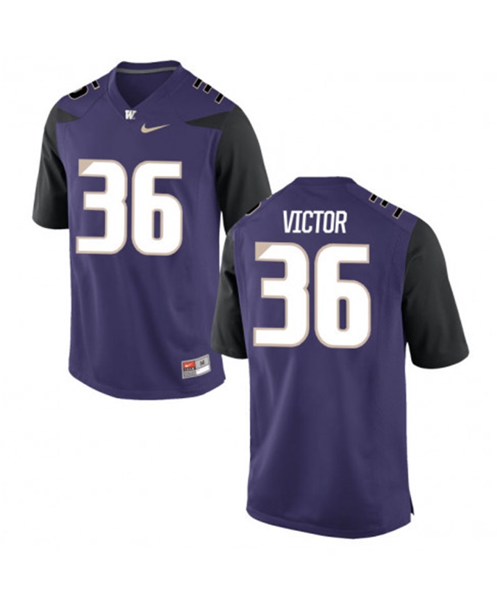 washington huskies purple azeem victor college football jersey