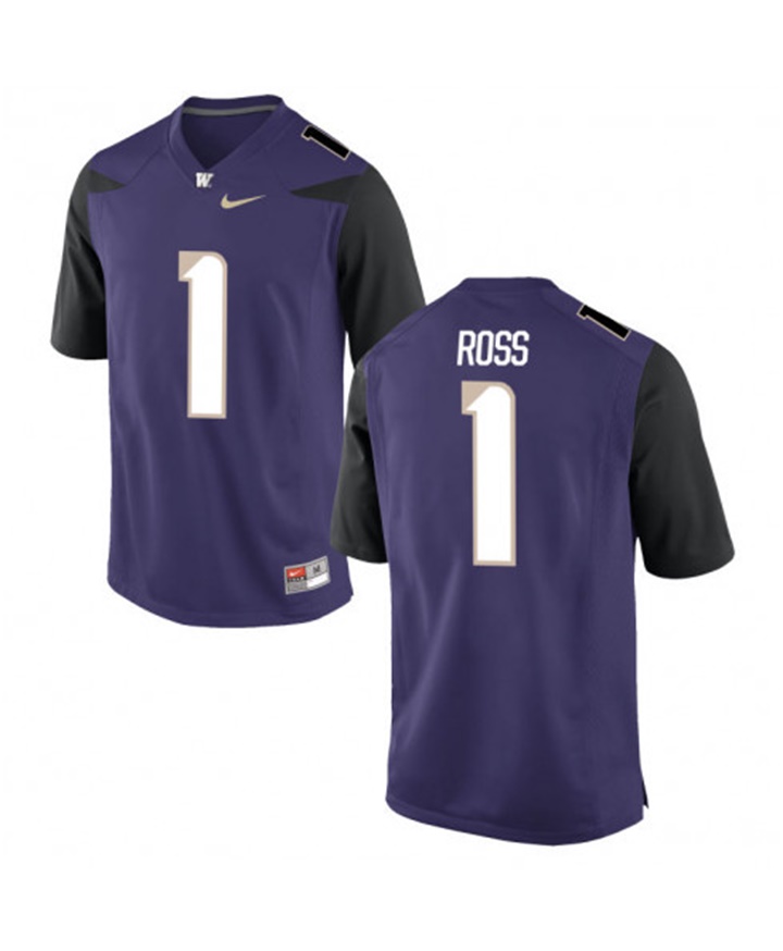washington huskies purple john ross college football jersey