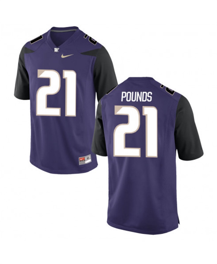 washington huskies purple quinten pounds college football jersey