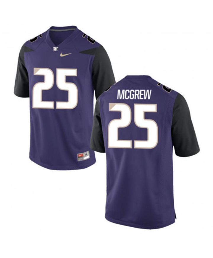 washington huskies purple sean mcgrew college football jersey