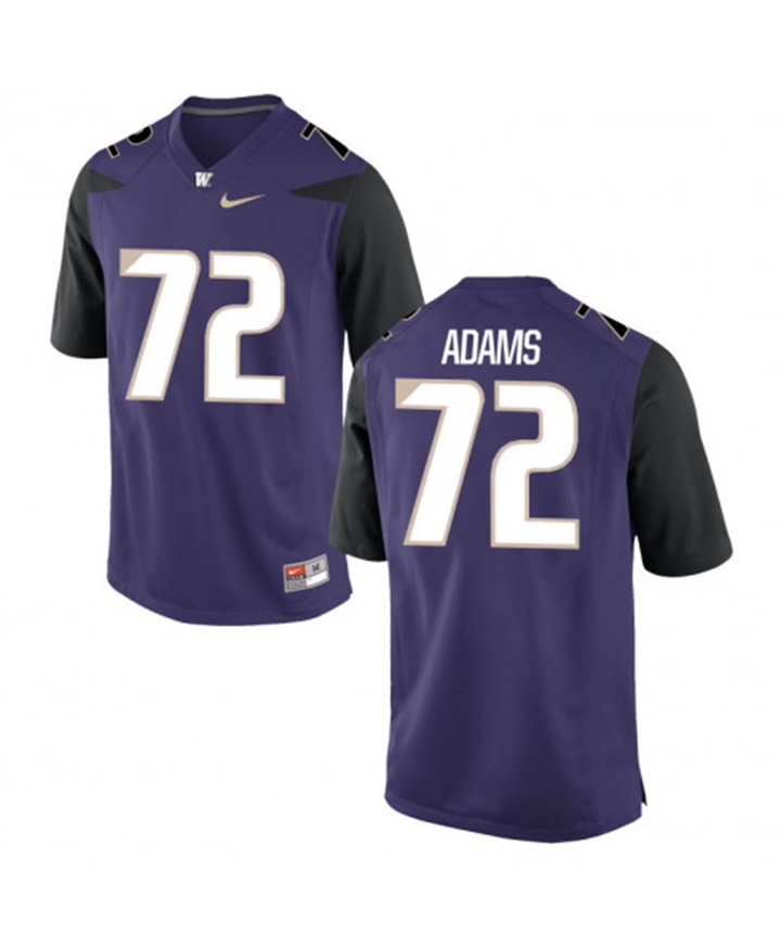 washington huskies purple trey adams college football jersey