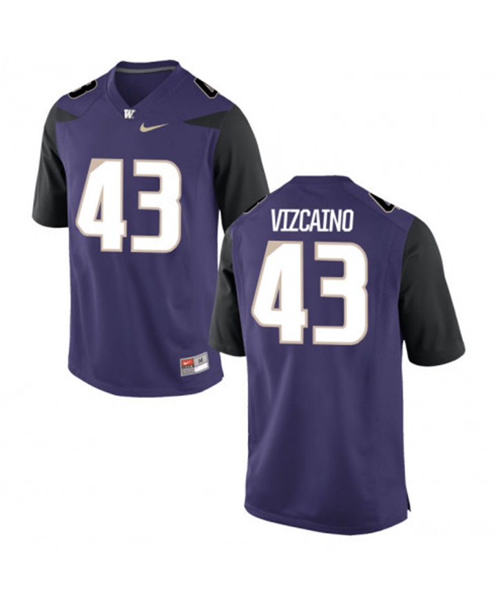 washington huskies purple tristan vizcaino college football jersey