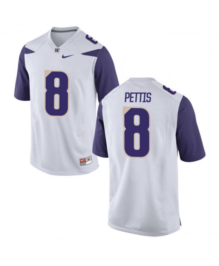 washington huskies white dante pettis college football jersey