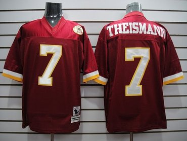 washington red skins #7 theismann red