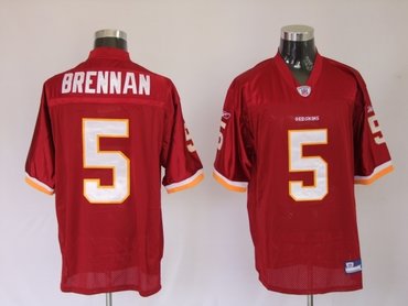 washington red skins 5 brennan red