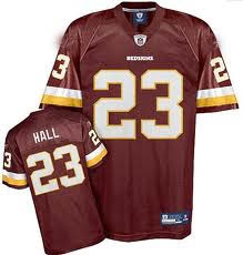 washington redskins #23 deangelo hall red