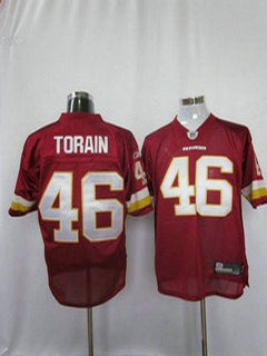 washington redskins #46 torain team color jersey