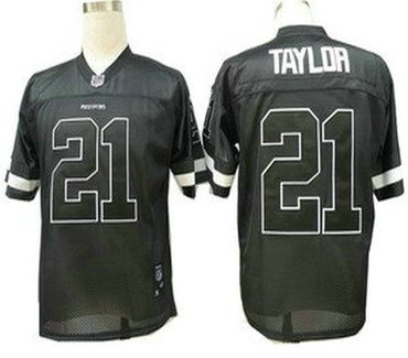 washington redskins 21 fred taylor black football jersey