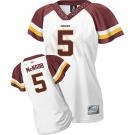 washington redskins 5 donovan mcnabb white stitched replithentic womennull field flirt fashion jersey