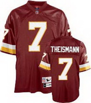 washington redskins 7 joe theismann red throwback jersey