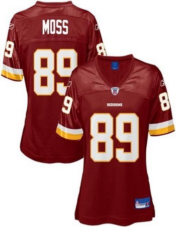 washington redskins 89 santana moss red