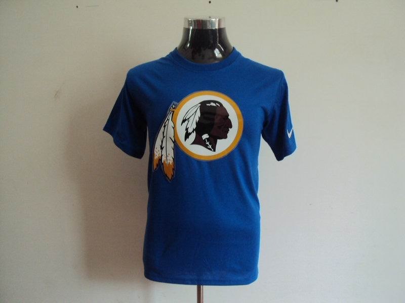 washington redskins sideline legend authentic logo dri-fit t-shirt blue