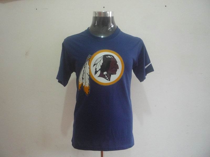 washington redskins sideline legend authentic logo dri-fit t-shirt d.blue