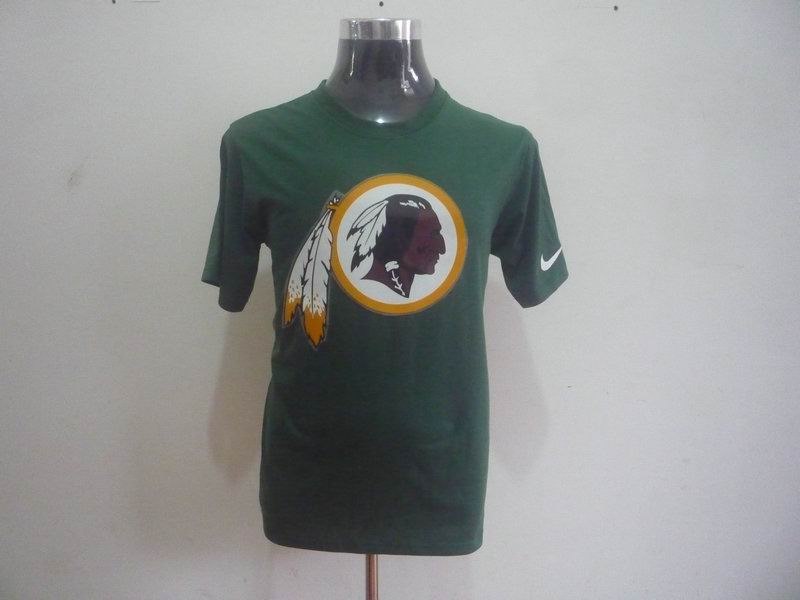 washington redskins sideline legend authentic logo dri-fit t-shirt green2