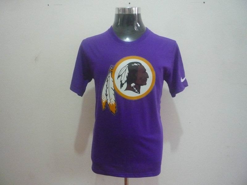 washington redskins sideline legend authentic logo dri-fit t-shirt purple