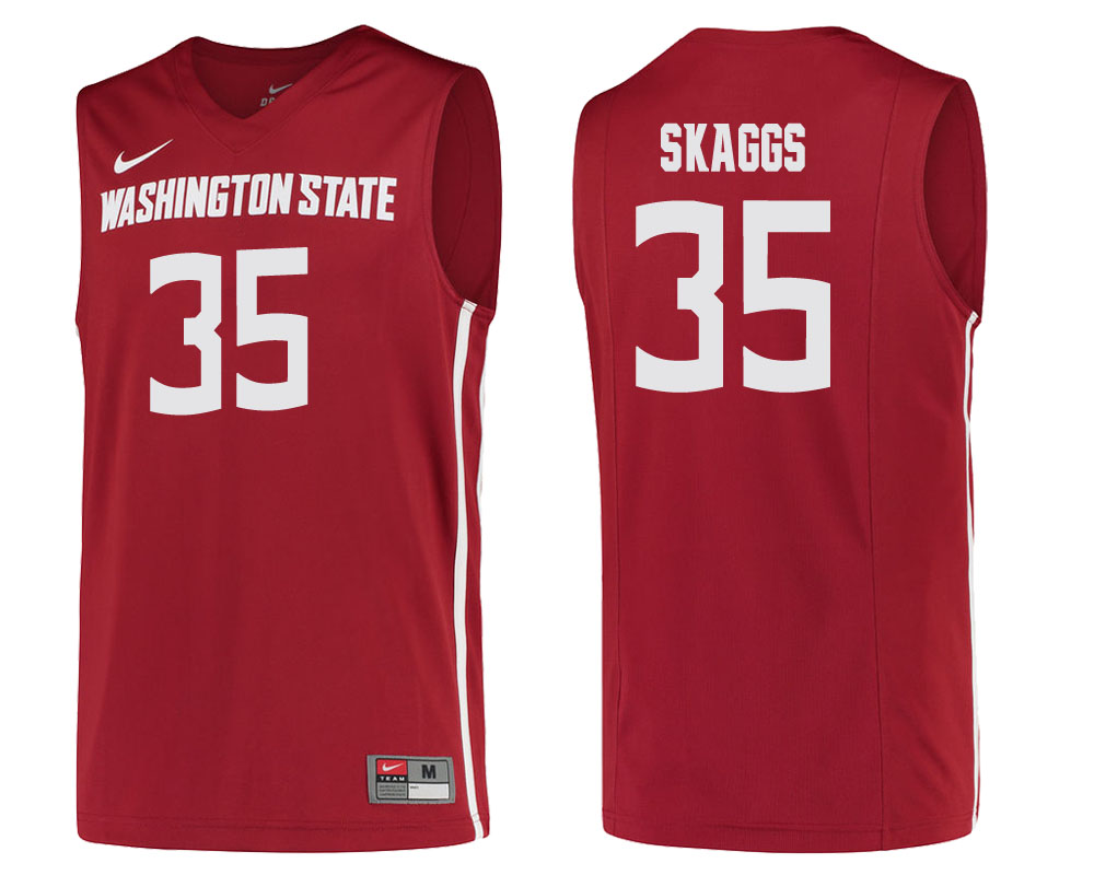 washington state cougars carter skaggs cardinal college basketball jersey