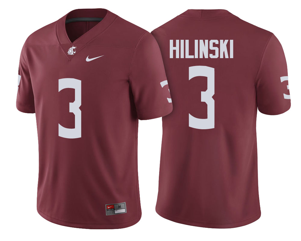 washington state cougars crimson tyler hilinski college football jersey