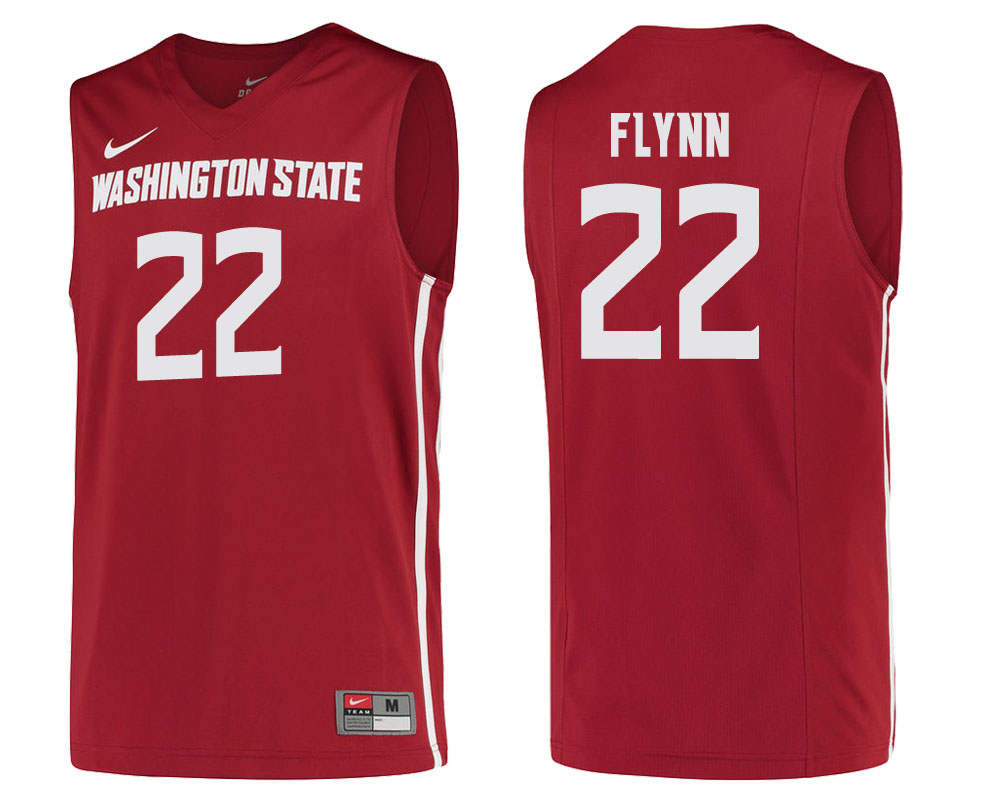 washington state cougars malachi flynn cardinal college basketball jersey