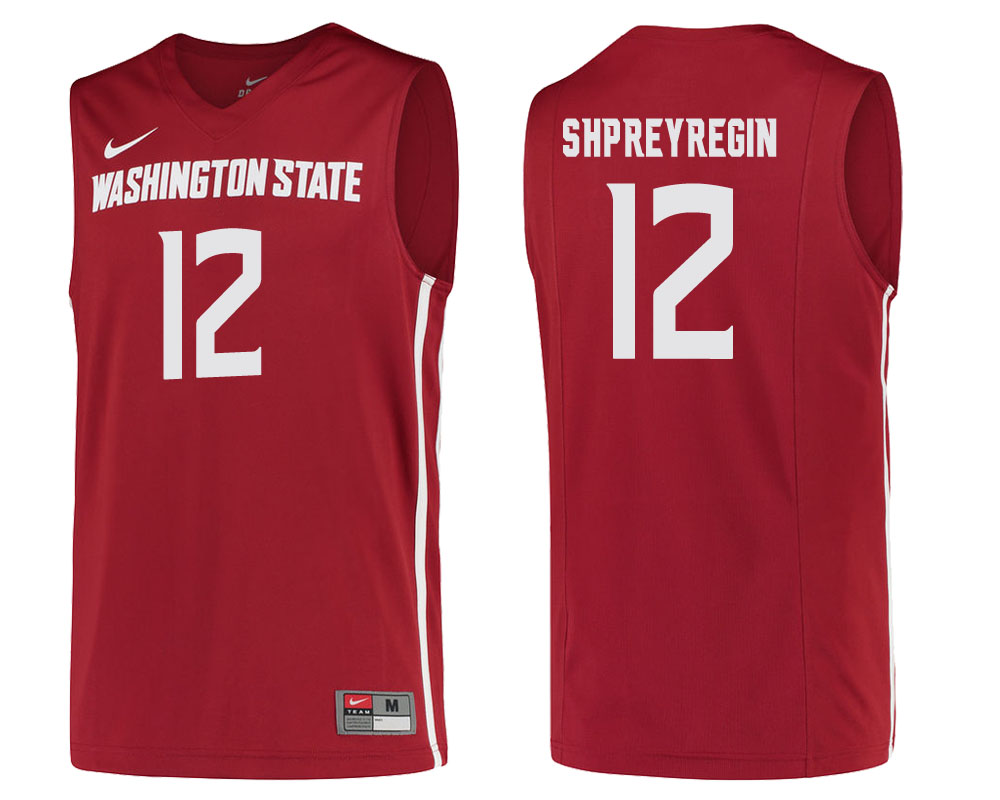 washington state cougars steven shpreyregin cardinal college basketball jersey
