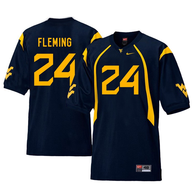 west virginia mountaineers navy maurice fleming college football player jersey