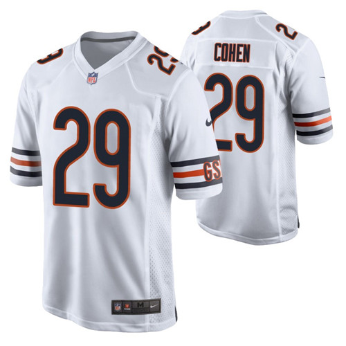 white-29-tarik-cohen-game-jersey