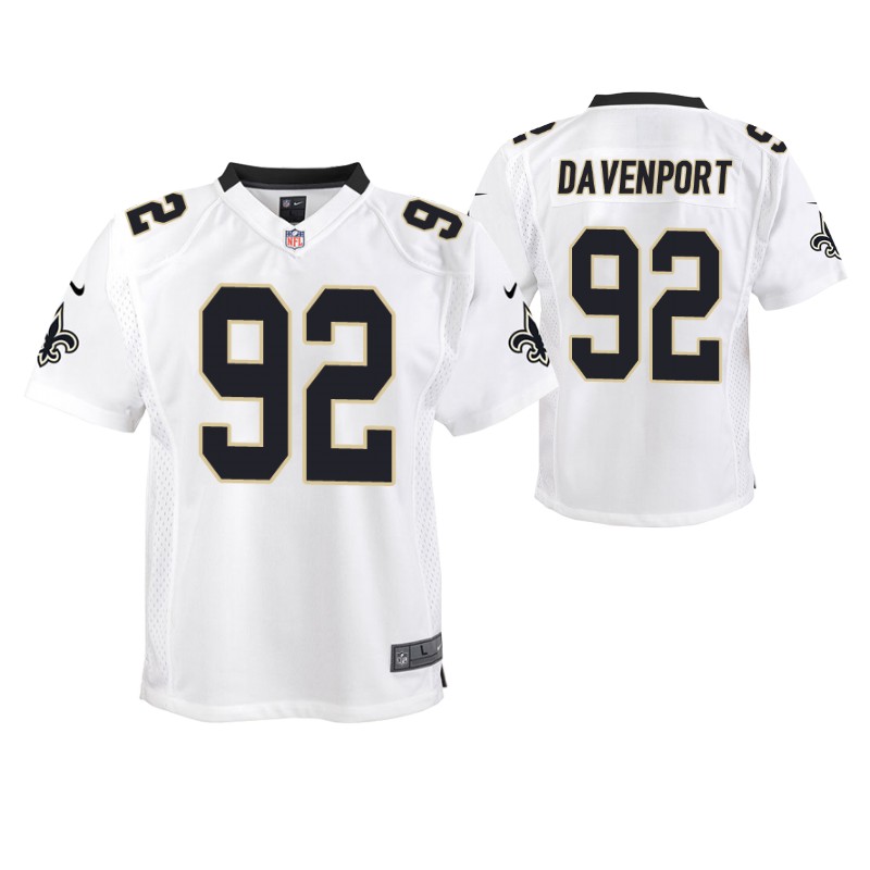 white-youth-marcus-davenport-jersey