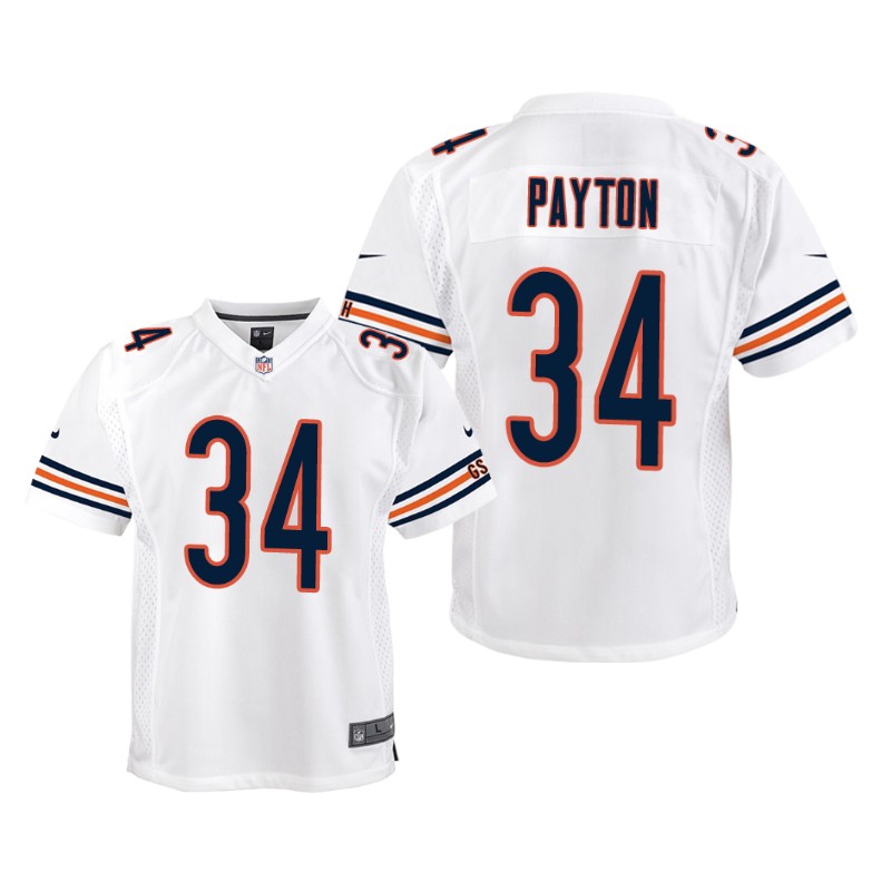 white-youth-walter-payton-jersey