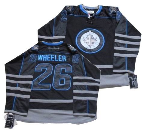 winnipeg jets 26 blake wheeler black ice jersey