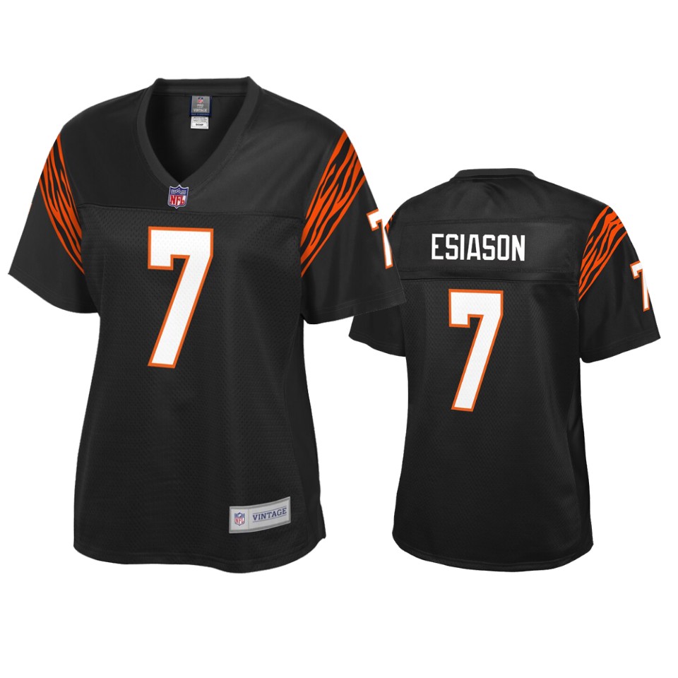 women's bengals boomer esiason black replica jersey