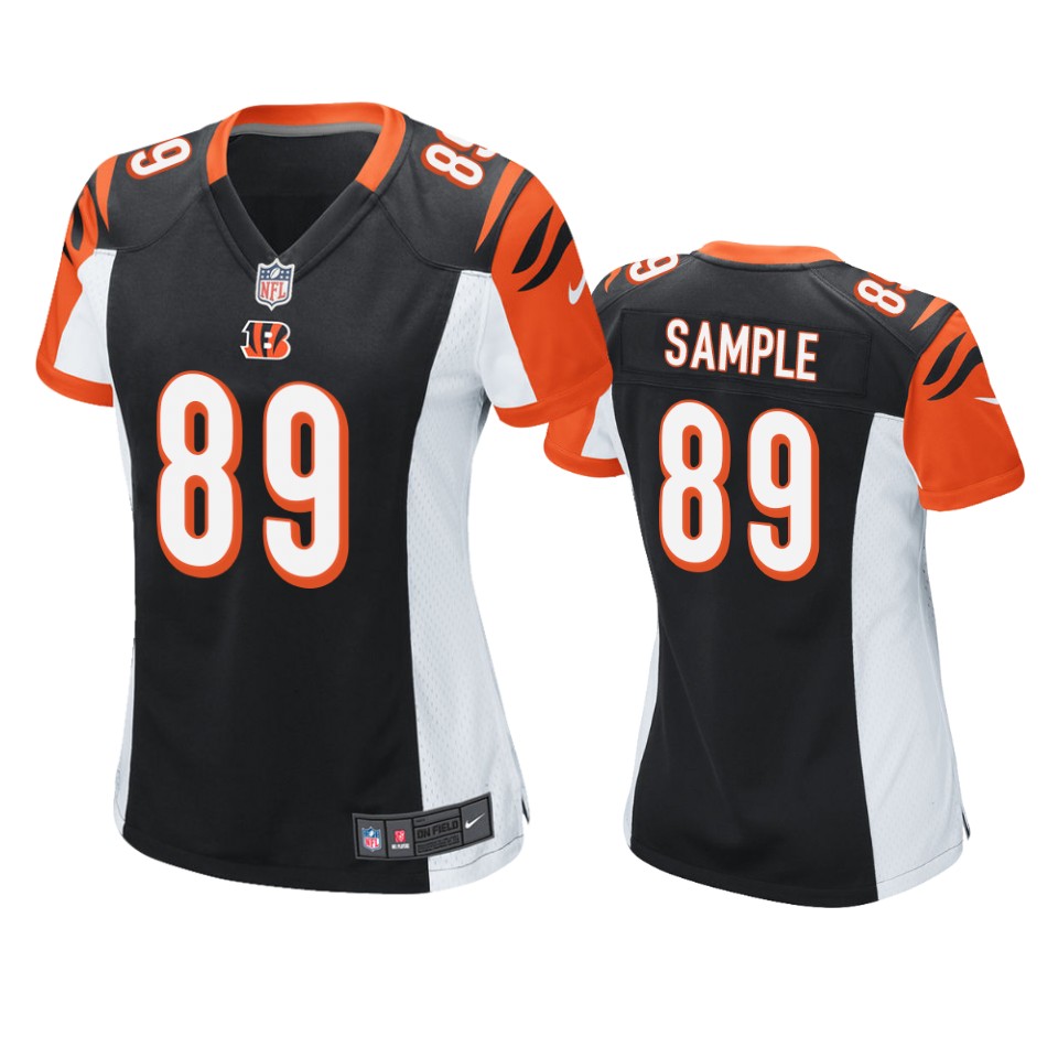 women's bengals drew sample black game jersey