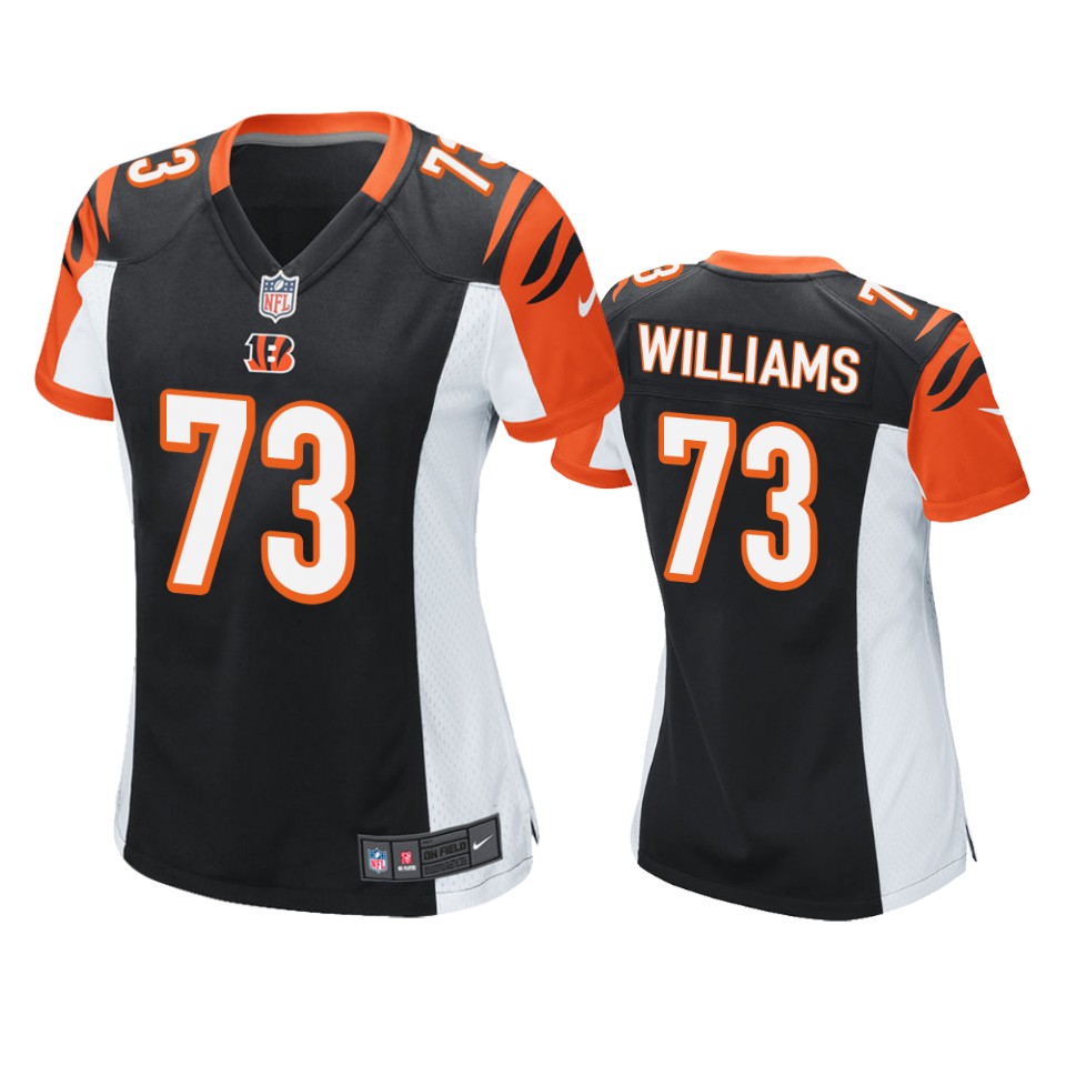women's bengals jonah williams black game jersey