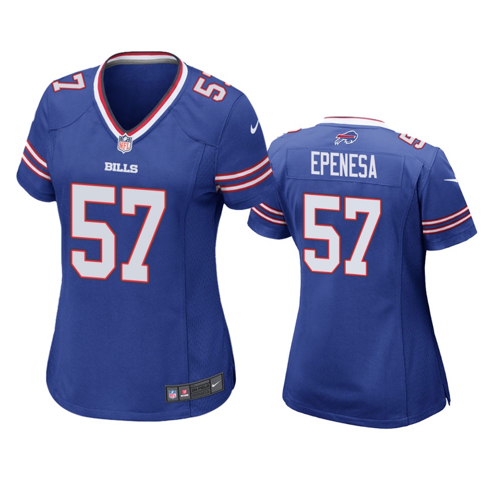 women's bills a.j. epenesa royal game jersey