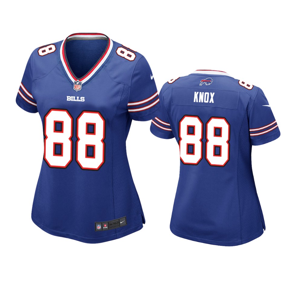 women's bills dawson knox royal game jersey