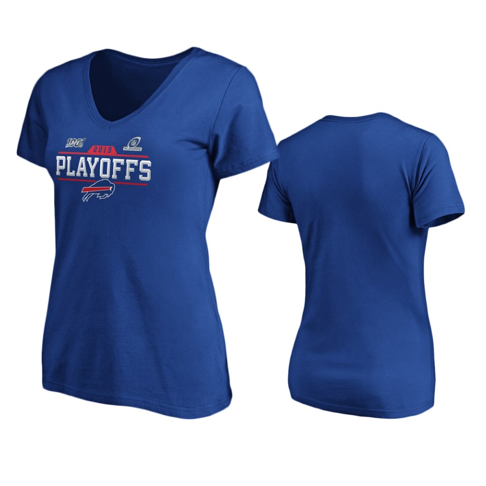 women's bills royal 2019 nfl playoffs chip shot t shirt
