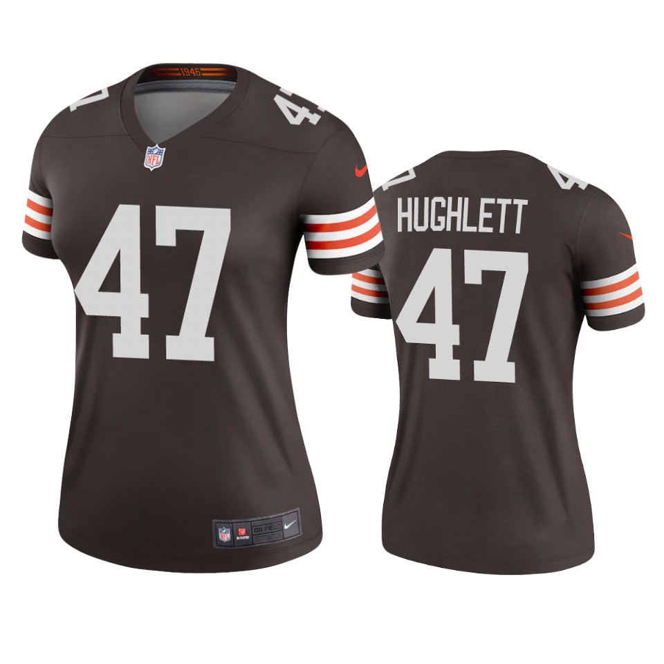 women's browns charley hughlett brown 2020 legend jersey