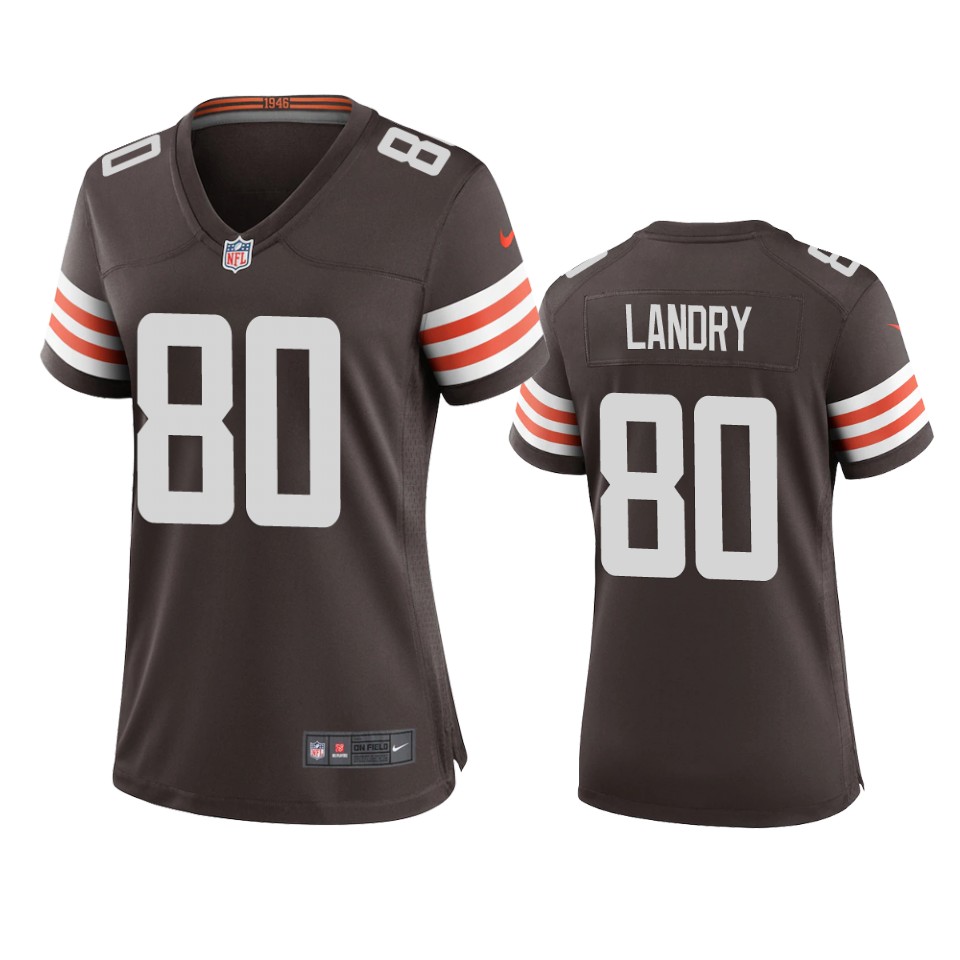 women's browns jarvis landry brown 2020 game jersey